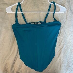 Miaou - turquoise corset top